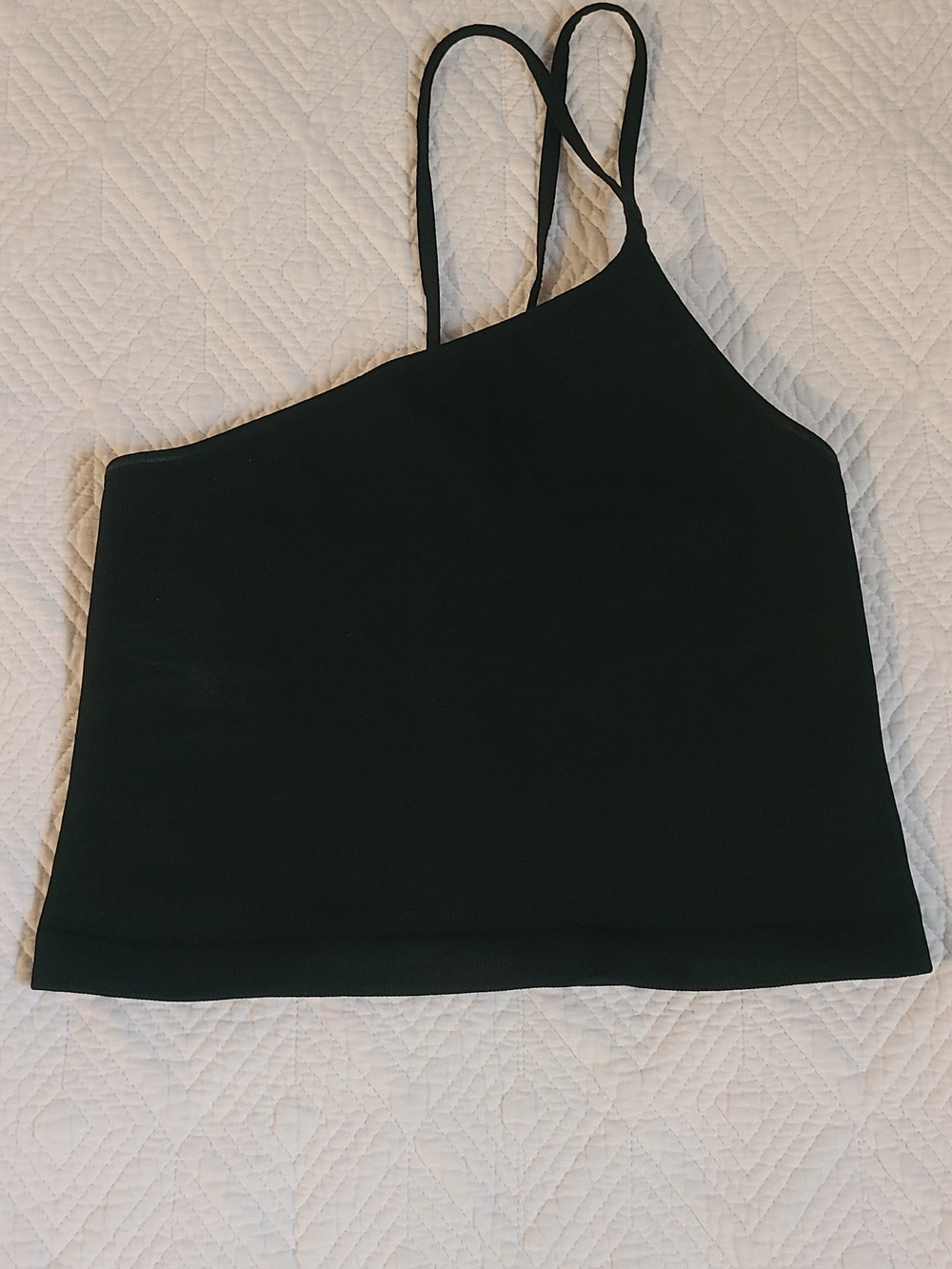 FREE PEOPLE MOVEMENT_ One Shoulder Double Strap Crop Tank